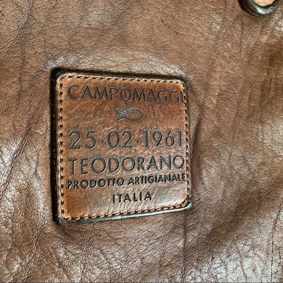 NWT Campomaggi Italian leather weekender bag - Picture 6 of 12